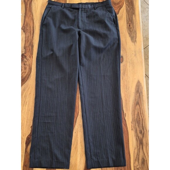 Calvin Klein Other - Calvin Klein Striped, 72% Wool Blend Pants Sz 33W 32L